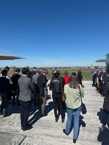 New panoramic terrace at Château Petit-Village